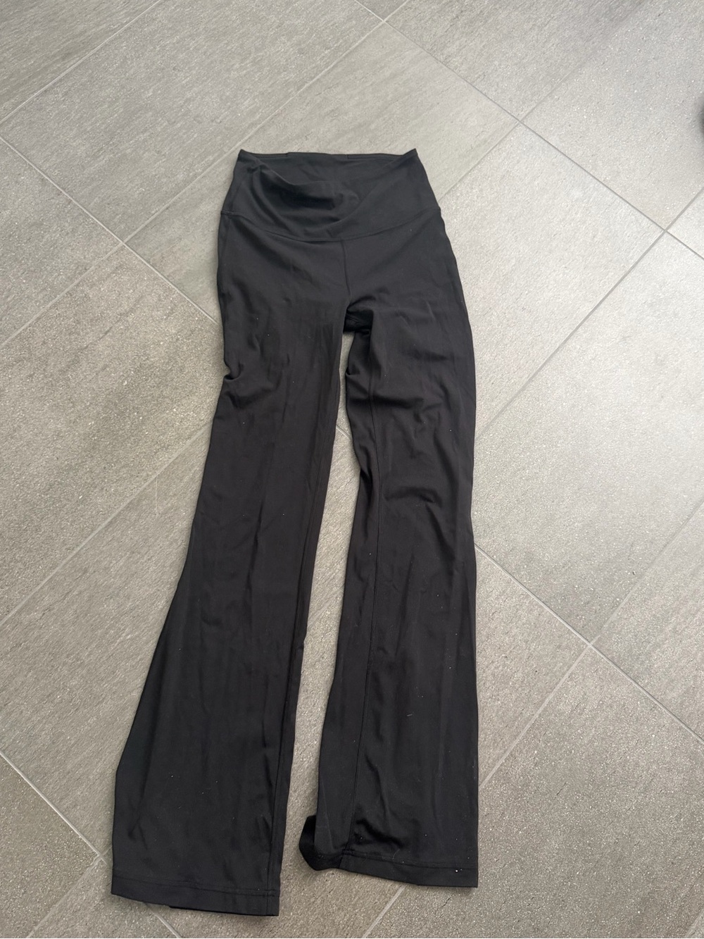 lululemon athletica Black Flare High-Rise Yoga Pants